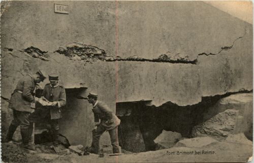 Fort Brimont bei Reims - Feldpost