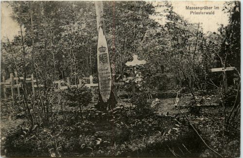 Massengräber im Priesterwald - Feldpost