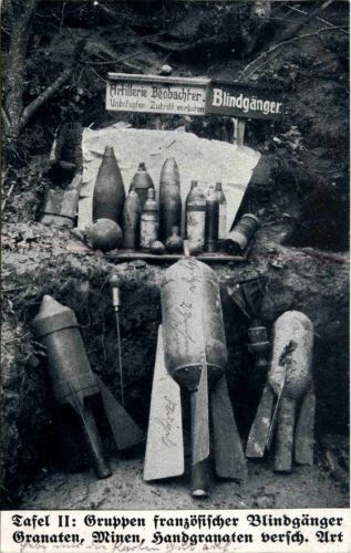 Gruppen französischer Blindgänger