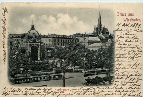 Gruss aus Wiesbaden - Reliefkarte