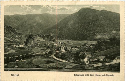 Altenburg mit dem Horn bei Altenahr