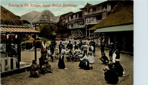 London - Japan-British Exhibition - Fencing in Uji Village
