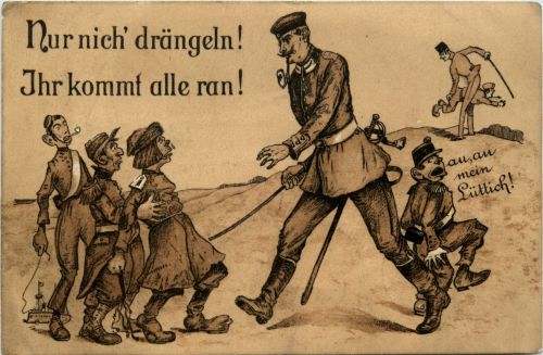 Nur nicht drängeln - Propaganda