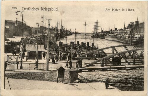 Am Hafen in Libau