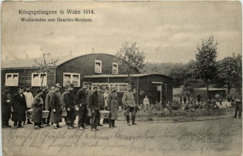 Kriegsgefangene in Wahn 1914