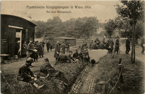 Französische Kriegsgefangene in Wahn 1914