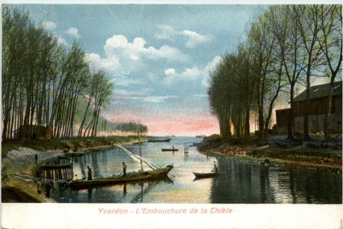Yverdon - L Embouchure de la Thiele