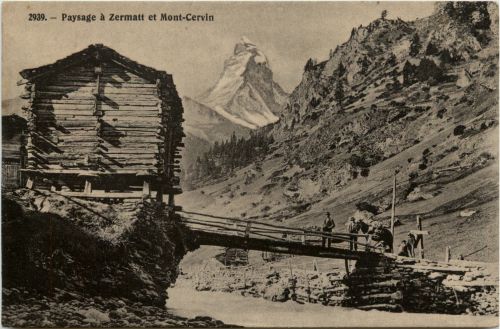 Paysage a Zermatt