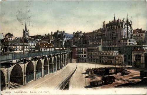 Lausanne - Le grand pont