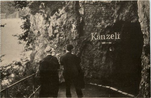 Eingang zum Känzeli - Rheinfall Schaffhausen