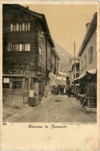 Strasse in Zermatt