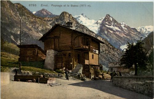 Zinal - Paysage et le Basso