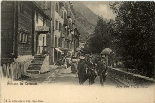 Strasse in Zermatt
