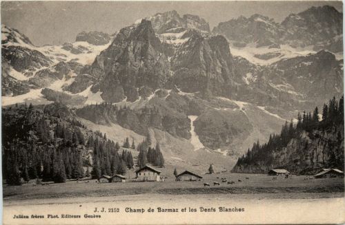 Champ de Barmaz et les Dents blanches