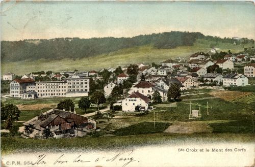 Ste. Croix et le Mont des Cerfs