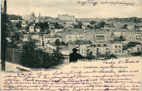 Lausanne - depuis Mont riond