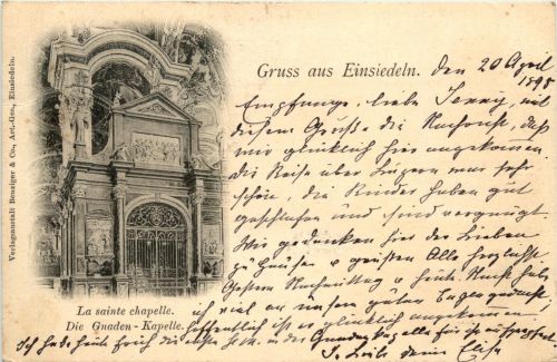 Gruss aus Einsiedeln - Die Gnaden-Kapelle