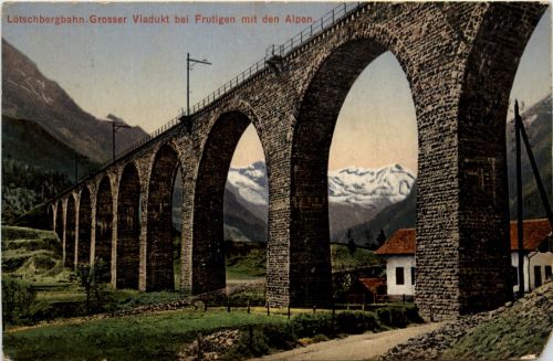 Grosser Viadukt bei Frutigen