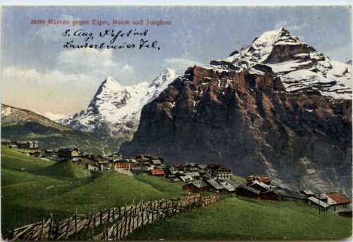Mürren gegen eiger