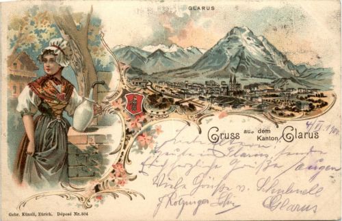 Gruss aus Glarus - Litho Verlag Künzli