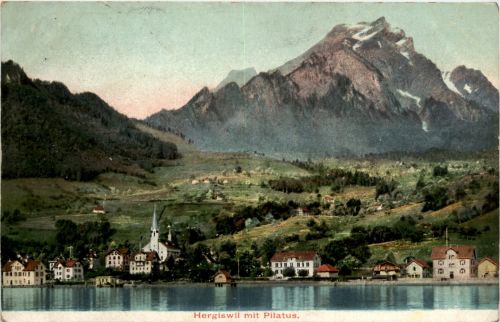 Hergiswil mit Pilatus
