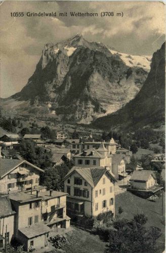 Grindelwald mit Wetterhorn