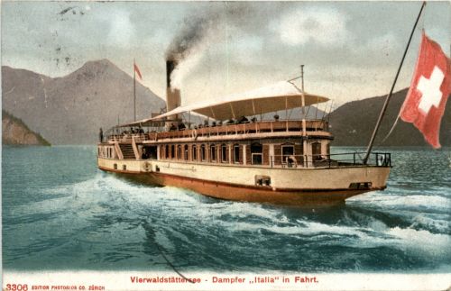 Vierwaldstätter See - Dampfer Italia