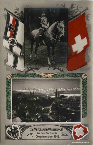Kaiser Wilhlem II in der Schweiz 1912
