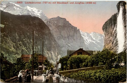 Lauterbrunnen mit staubbach