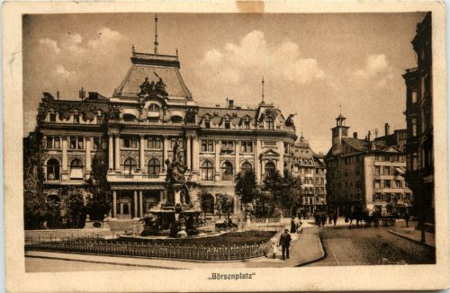 St. gallen - Bankvereingebäude mit Börsenplatz
