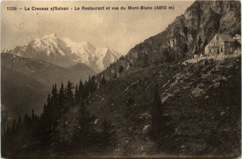 La Creusaz sur Salvan - Le restaurant