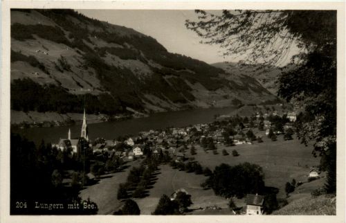 Lungern mit See