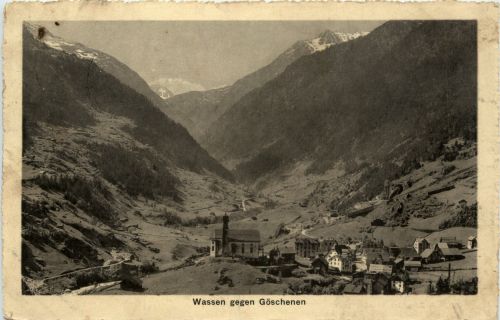 Wassen gegen Göschenen