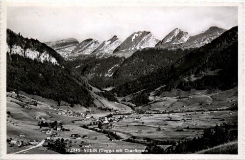 Stein mit Churfirsten