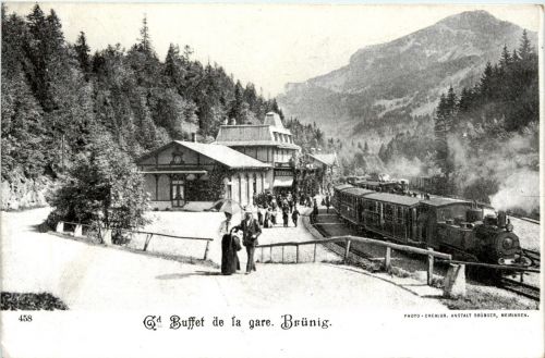 Gd. Buffet de la gare - Brünig - Eisenbahn