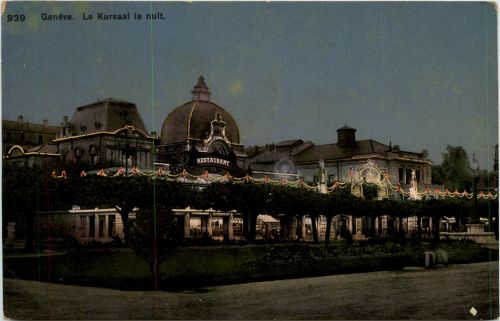 Geneve - Le Kursaal la nuit