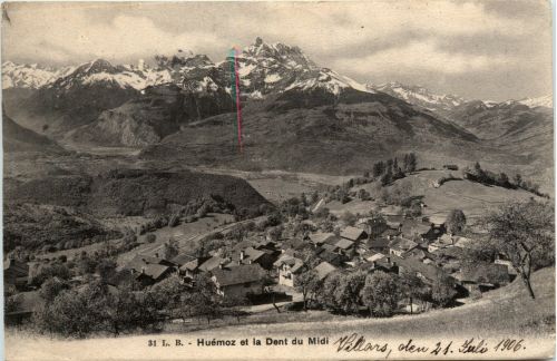 Huemoz et la Dent du Midi