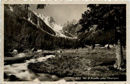 Cal d Arpette pres Champex