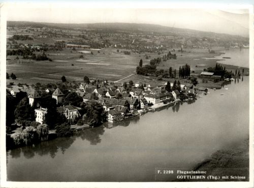 Gottlieben am Untersee - Flugzeugaufnahme