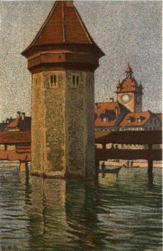 Luzern - Künstlerkarte Ernst Schlatter