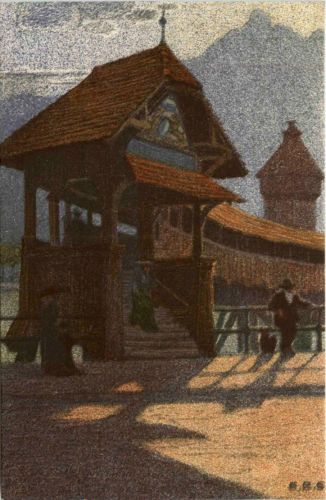 Luzern - Künstlerkarte Ernst Schlatter