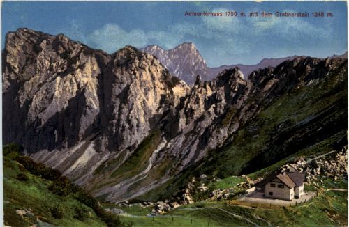 Admont/Steiermark - Admont, Admonterhaus mit dem Grabnerstein