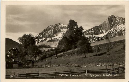 Admont/Steiermark - Admont, Hall mit Gr. Pyhrgas u. Scheiblingstein