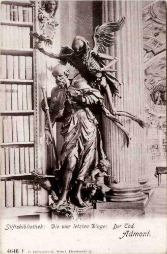 Admont/Steiermark - Admont, Stiftsbibliothek : Die vier letzten Dinge: Der Tod