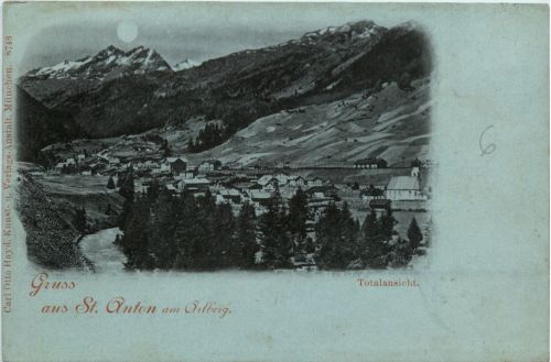 St.Anton am Arlberg/Tirol - Totalansicht