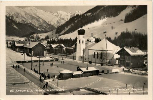 St.Anton am Arlberg/Tirol - St.Anton, Eislaufplatz