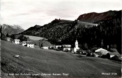 Sonstige/Tirol - Landl bei Kufstein gegen Zahmen Kaiser