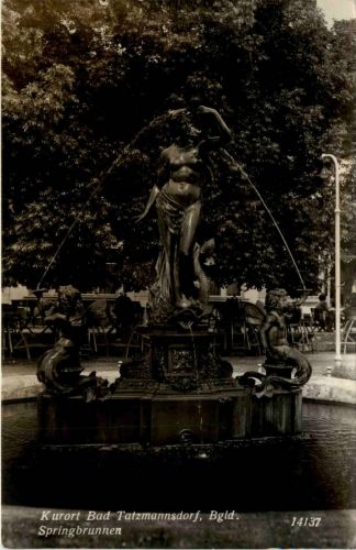 Bad Tatzmannsdorf, Kurort, Herz-und Frauenheilbad, Springbrunnen