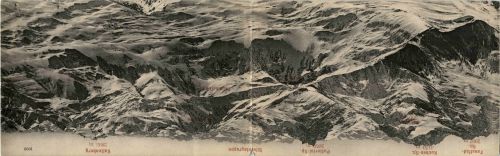 Alpen - Klappkarte