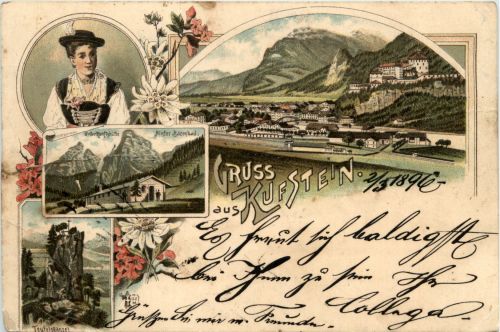 Gruss aus Kufstein - Litho